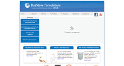 Desktop Screenshot of bluestoneformulations.com